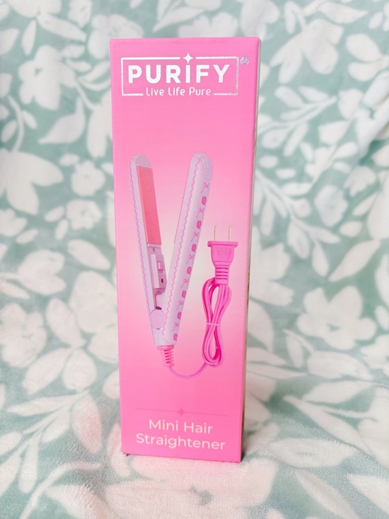 Purify Other - Pink Bow Mini Hair Straightener 🎀 Travel Size Flat Iron